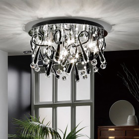 Class Crystal Ceiling Lights Diyas Flush Crystal Fittings